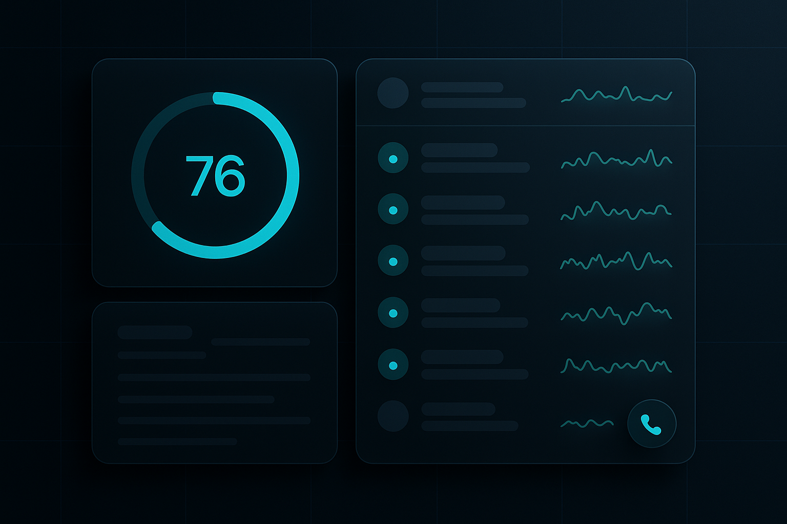 Enterprise real estate CRM dashboard